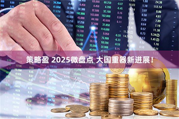 策略盈 2025微盘点 大国重器新进展！
